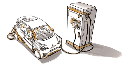 IDZ Auto und Tanksaeule IDZ Auto und Tanksaeule
