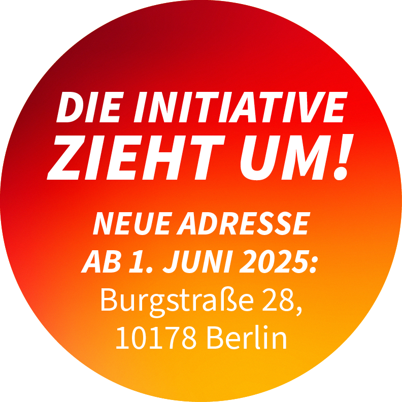 Die Initiative zieht um!